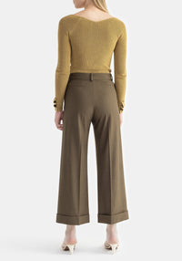 Pantalon Jeera à revers - Forest