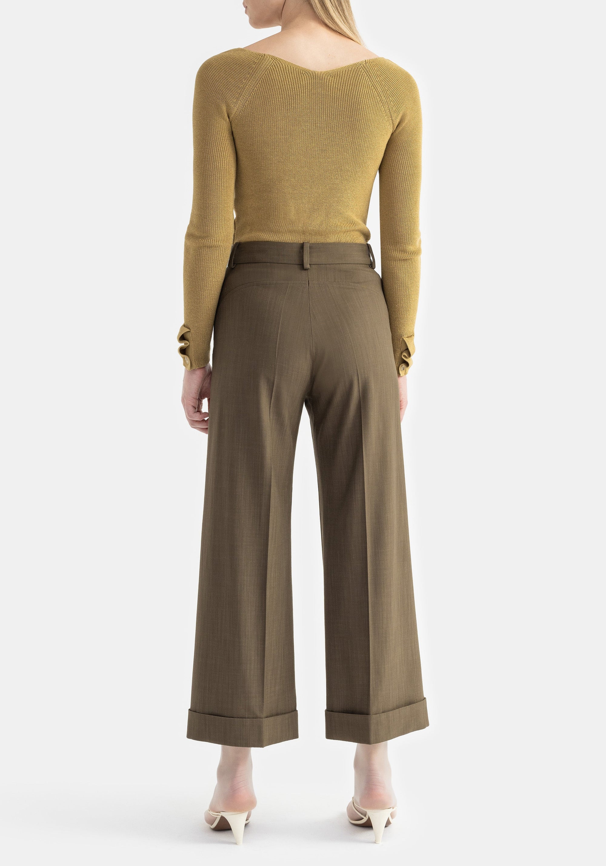 Pantalon Jeera à revers - Forest