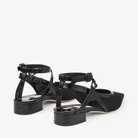Slingbacks Jemima plates 25 résille - Black Intense