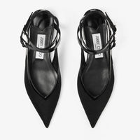 Slingbacks Jemima plates 25 résille - Black Intense