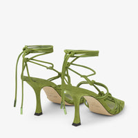 Sandales Jemma 90 en daim - Matcha