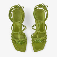 Sandales Jemma 90 en daim - Matcha
