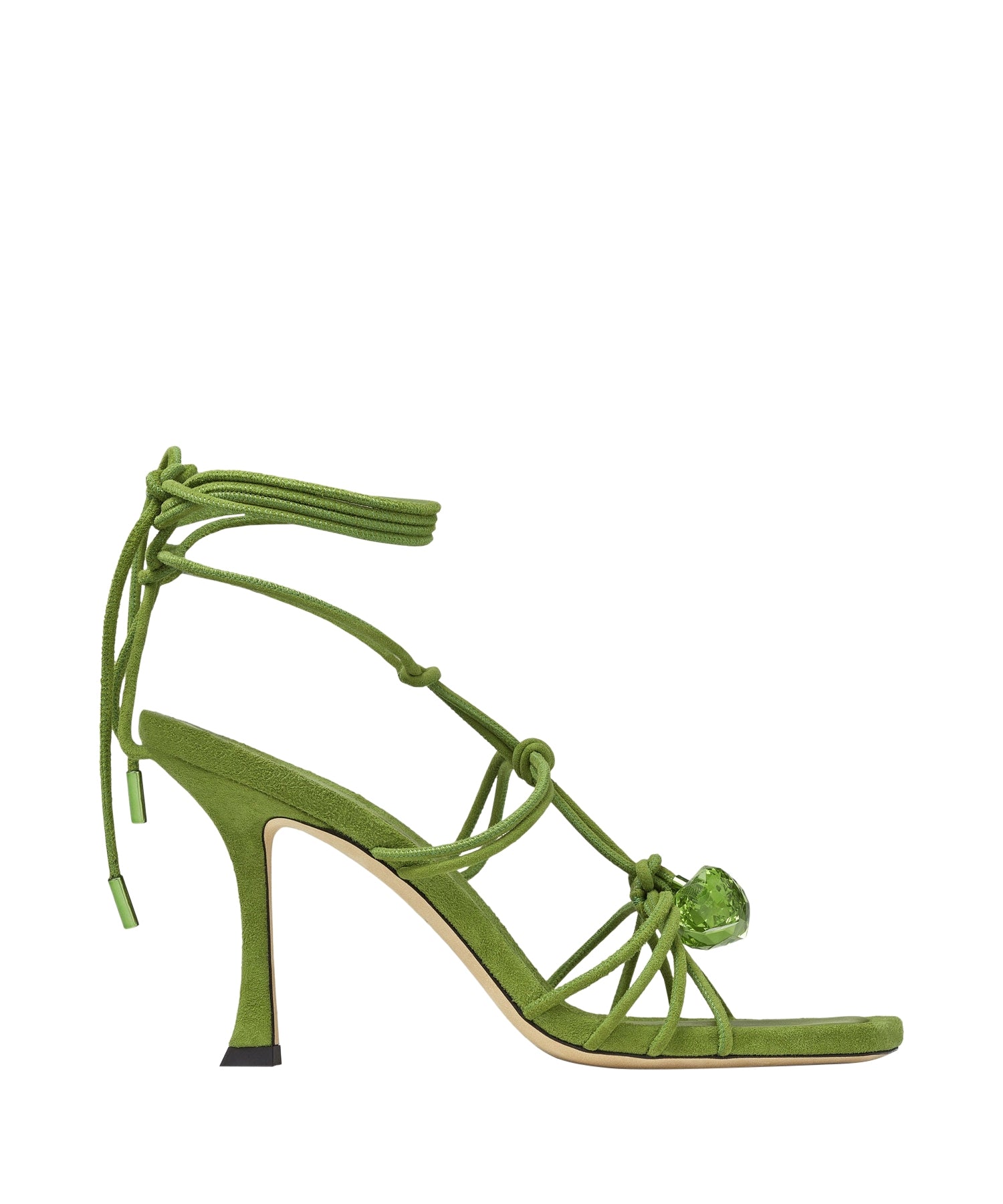 Sandales Jemma 90 en daim - Matcha