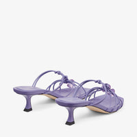 Jemma 50 mules in tanzanite leather - Tanzanite