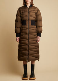 Jermaine puffer coat - Olive