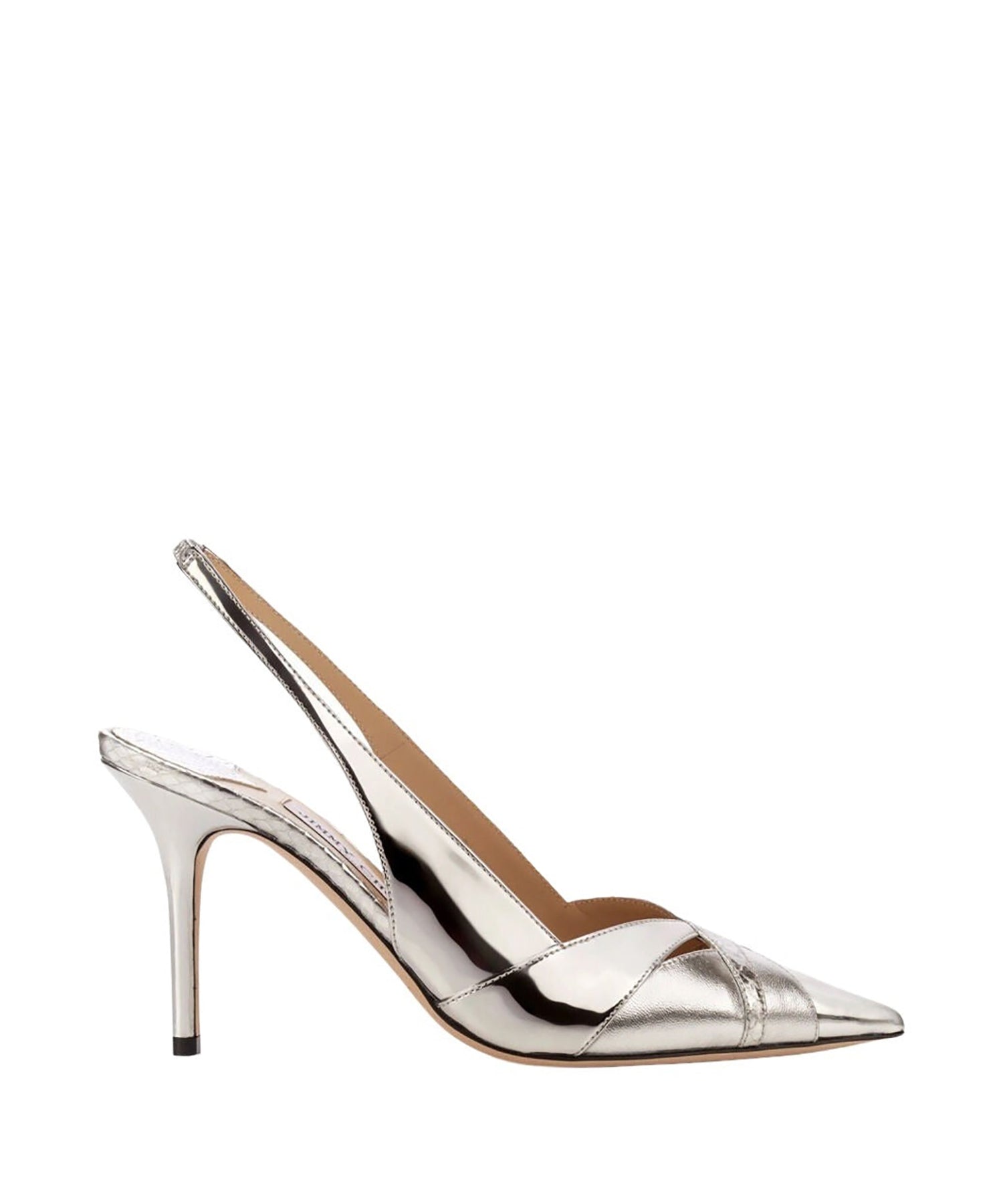 Escarpins Jerri 85 en cuir - Silver Mix