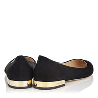 Jessie flat leather ballerinas 5 - Black