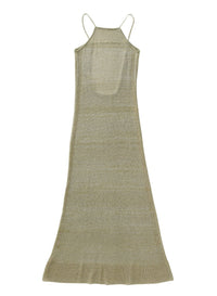 Robe midi Jett en lin - Olive