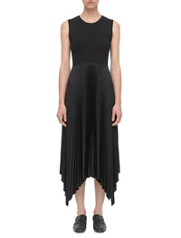 Robe midi Dera plissée - Black