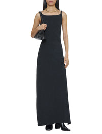 Robe midi ajustée - Black