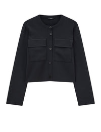 Black Cardigan Maille - Black