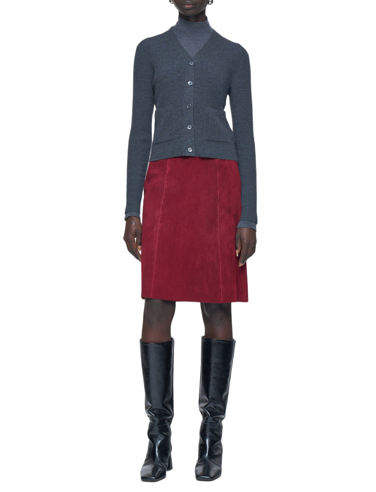Cardigan en laine - Smoke