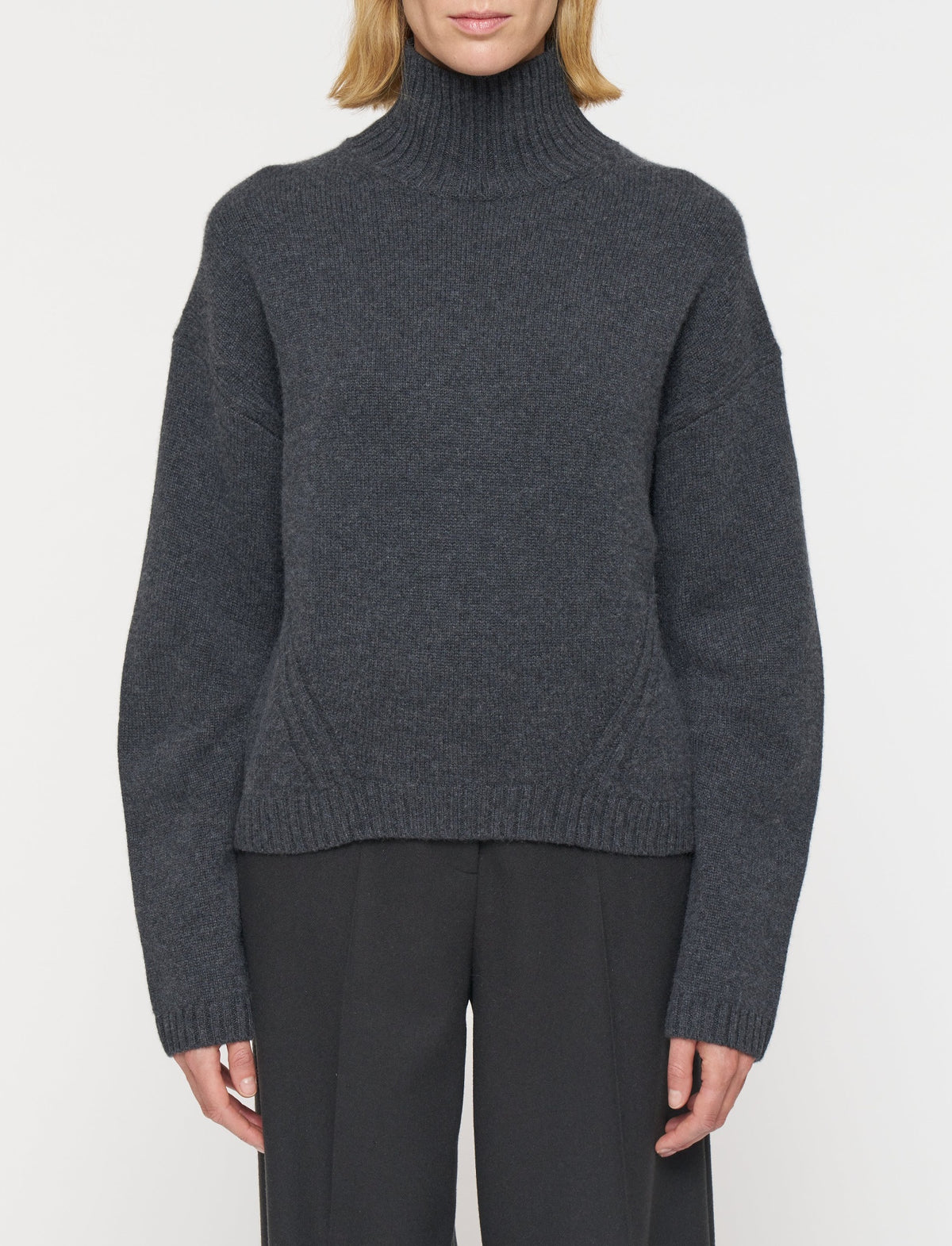 Cashmere jumper - Dark smoke