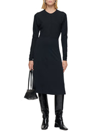 Robe longue à manches longues - Black