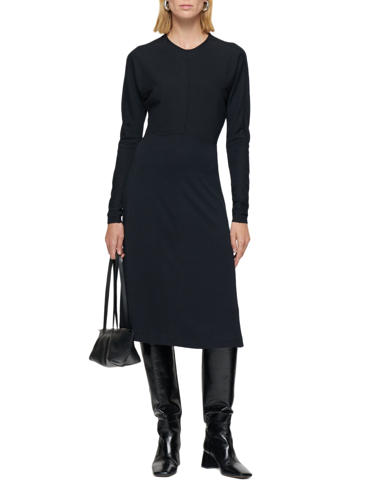 Robe longue à manches longues - Black