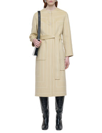 Manteau Scheffer en laine et soie - Affogato & Ivory