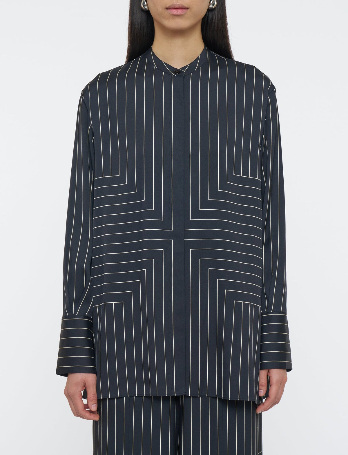 Black & Affogato Blouse - Black & Affogato