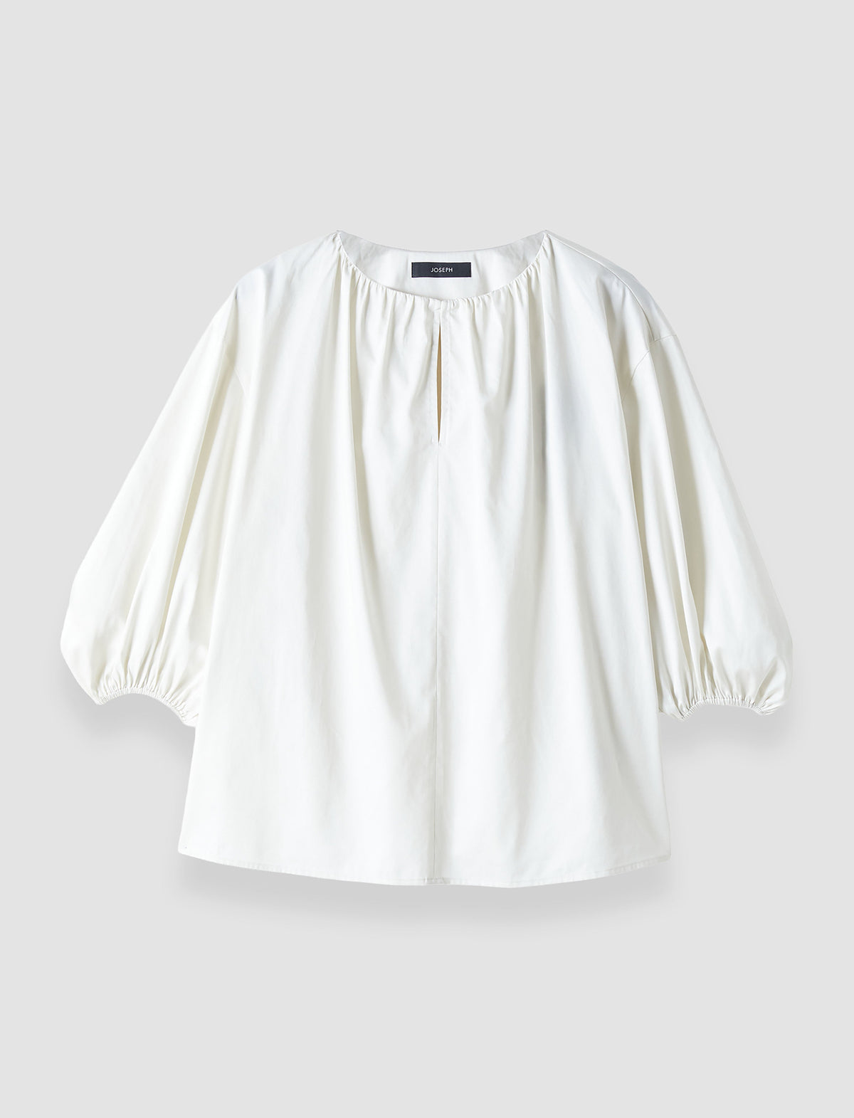 75€_Blouse Godin en coton - Ivory