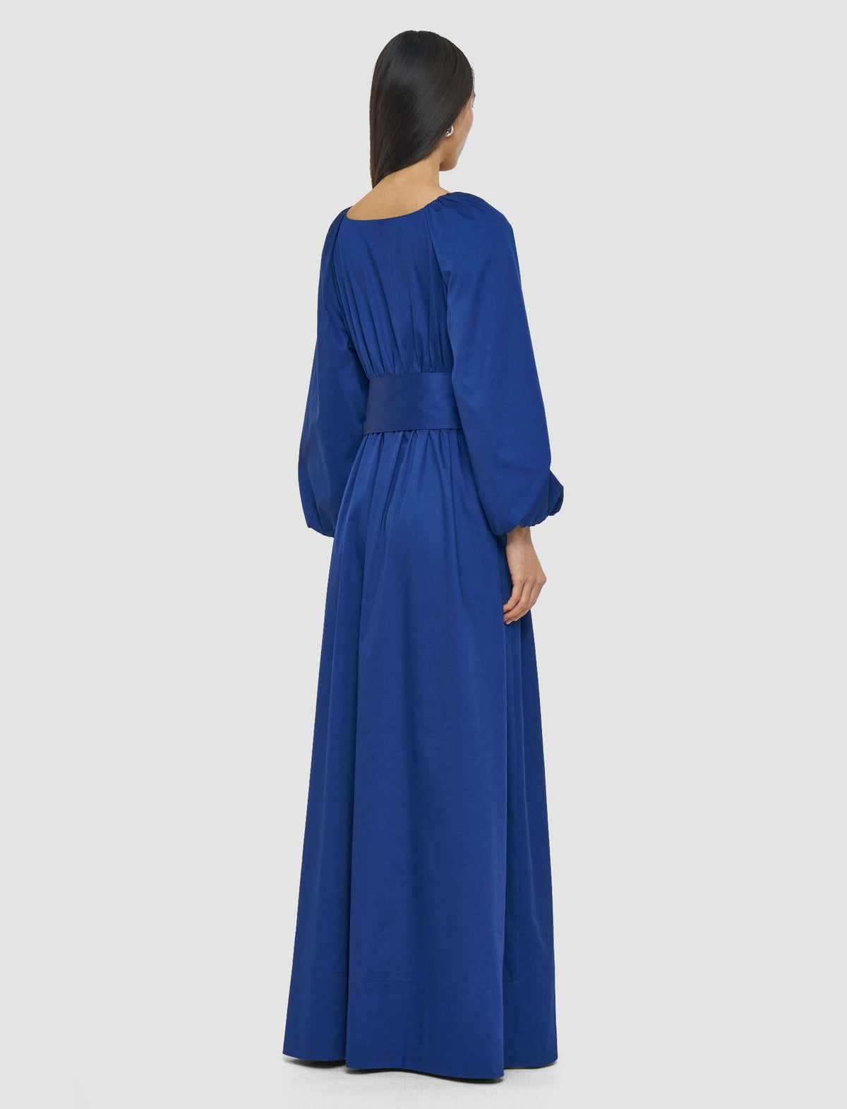 Robe longue Bellan en coton - Cobalt