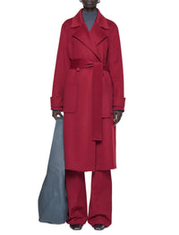 Manteau Arline en laine et cachemire - Ruby