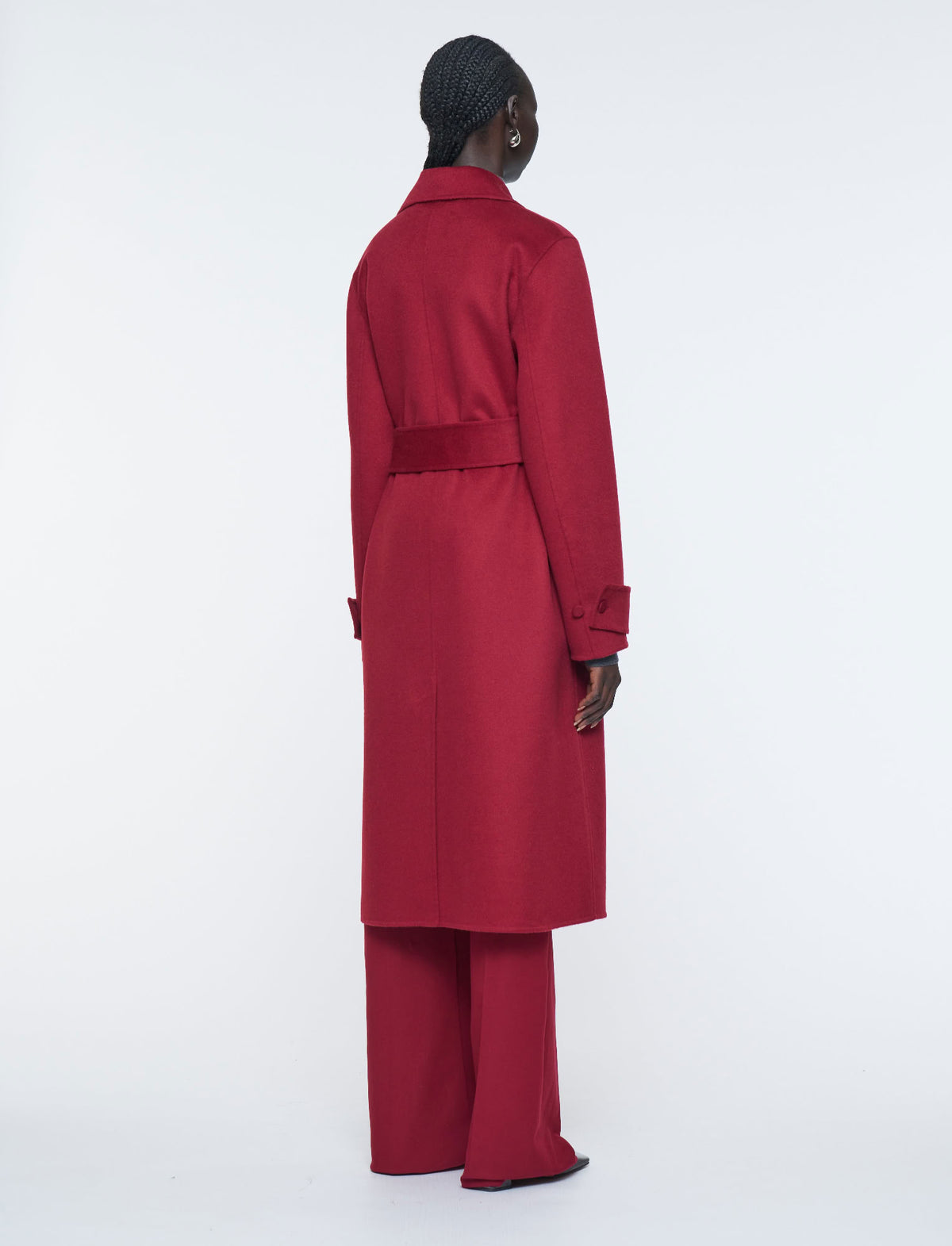 Manteau Arline en laine et cachemire - Ruby