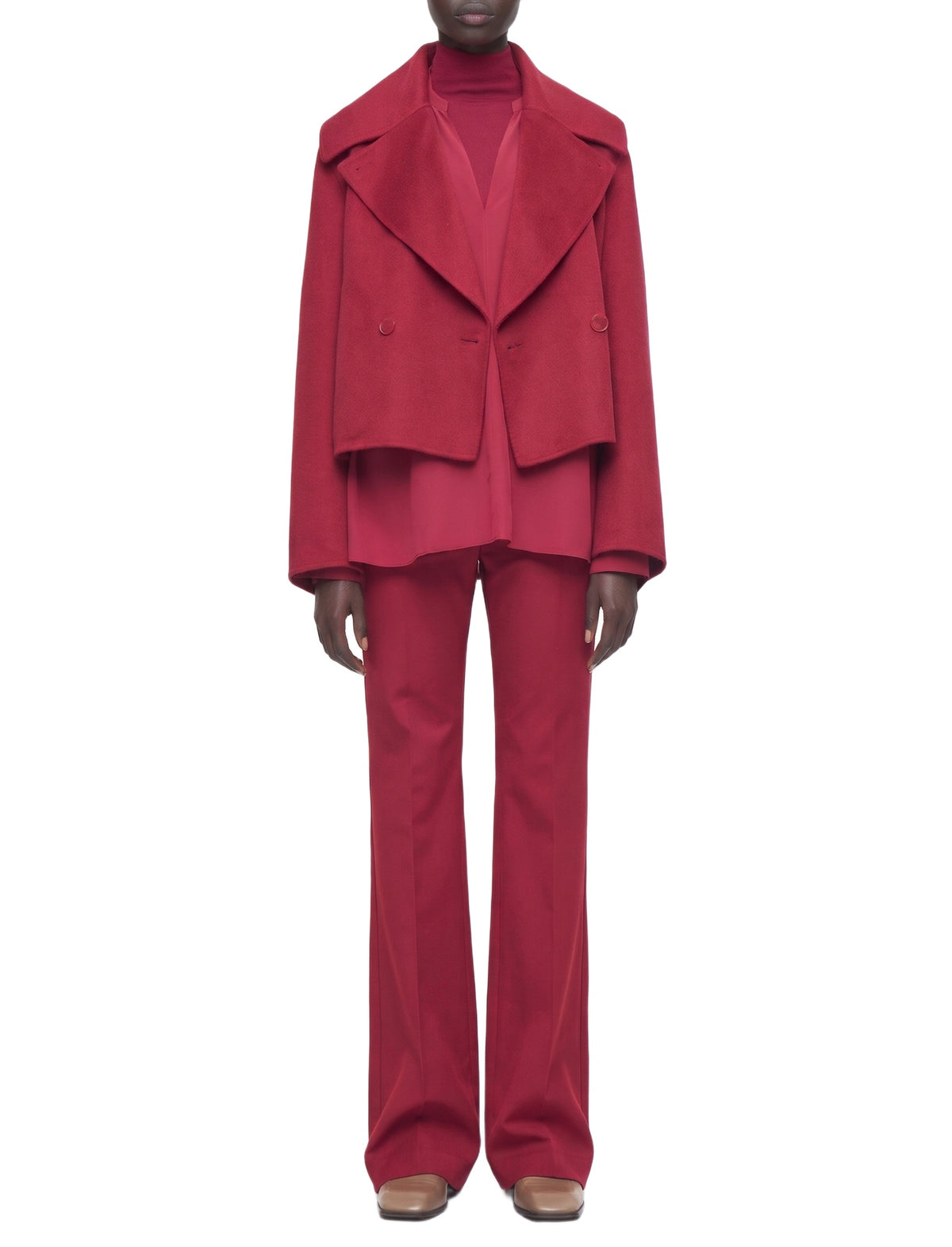 Veste Delano en laine et cachemire - Ruby
