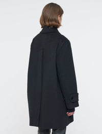Manteau Loti en laine et cachemire - Black