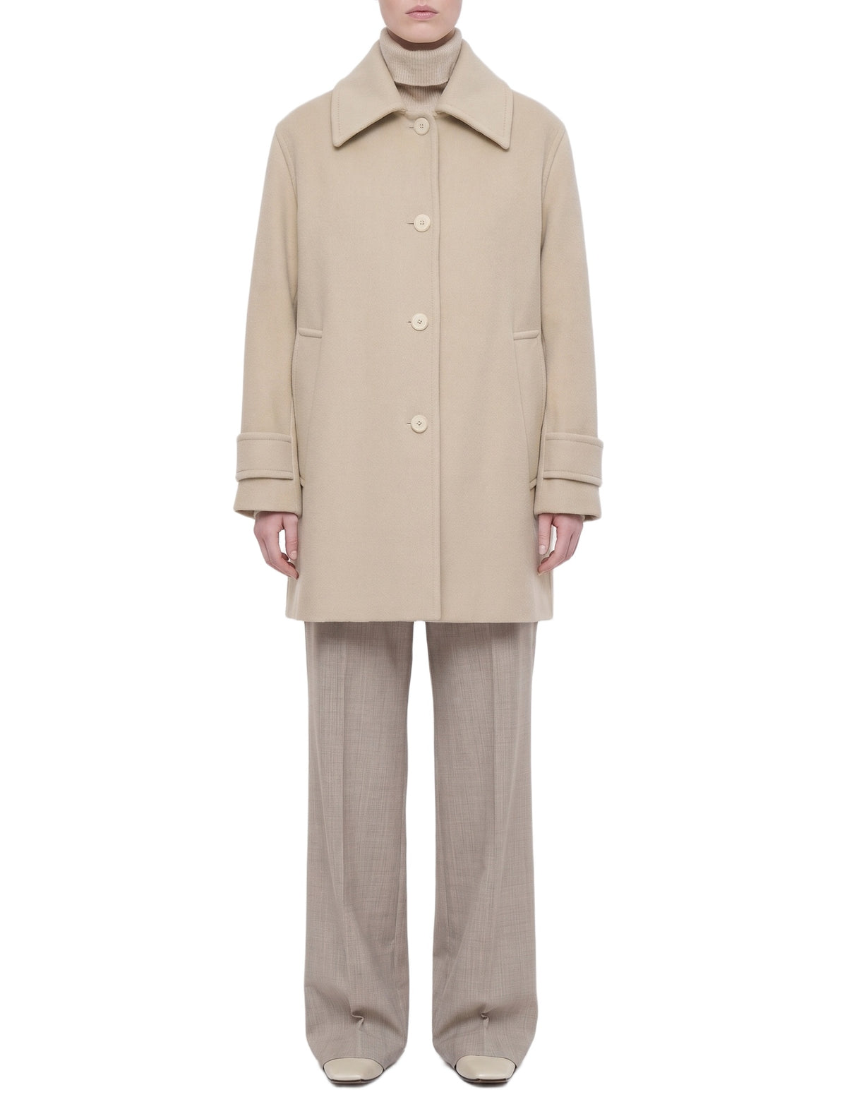 Loti coat in wool and cashmere - Affogato
