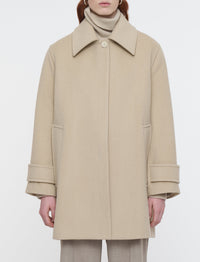 Loti coat in wool and cashmere - Affogato