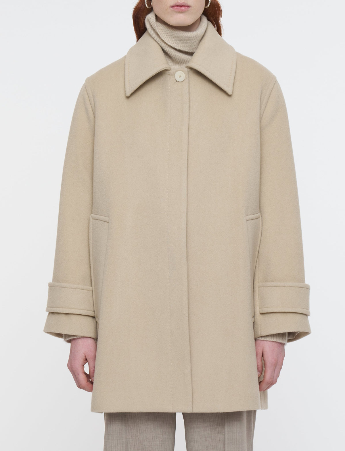 Loti coat in wool and cashmere - Affogato