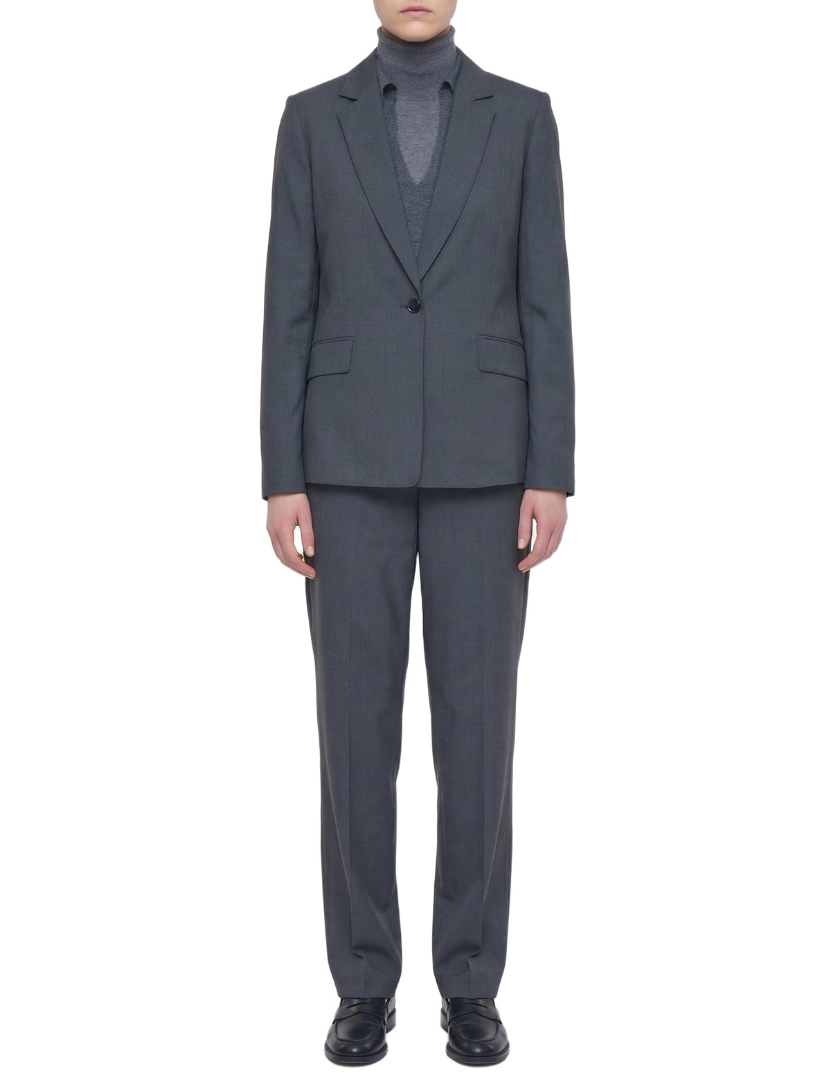 Marty wool blazer - Smoke