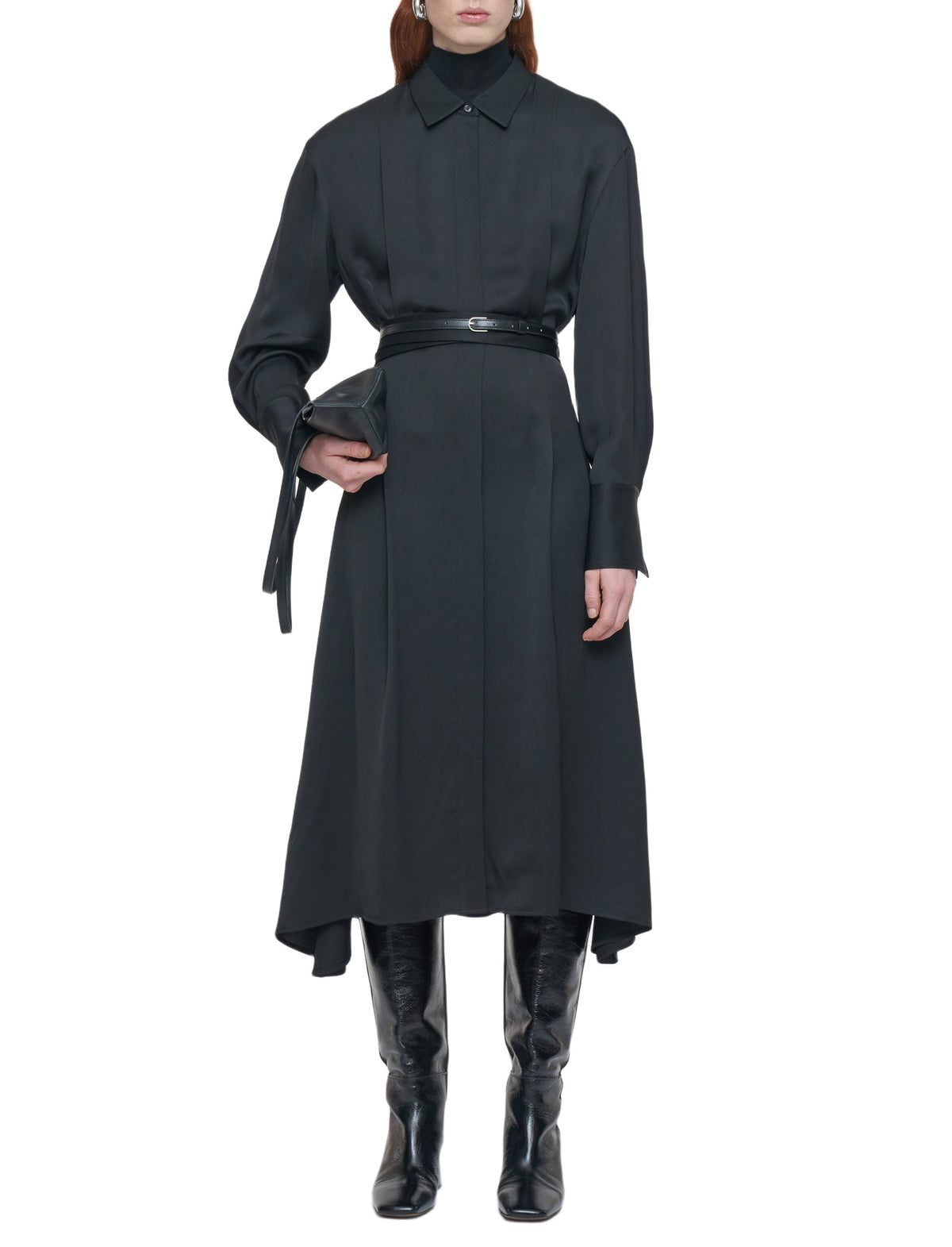 Robe midi Orlan ample - Black