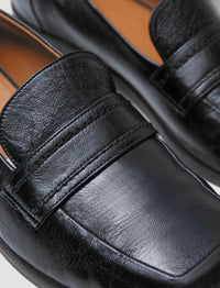 Black Mocassins - Black