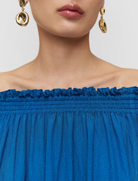 Siam Blue Blouse - Siam Blue