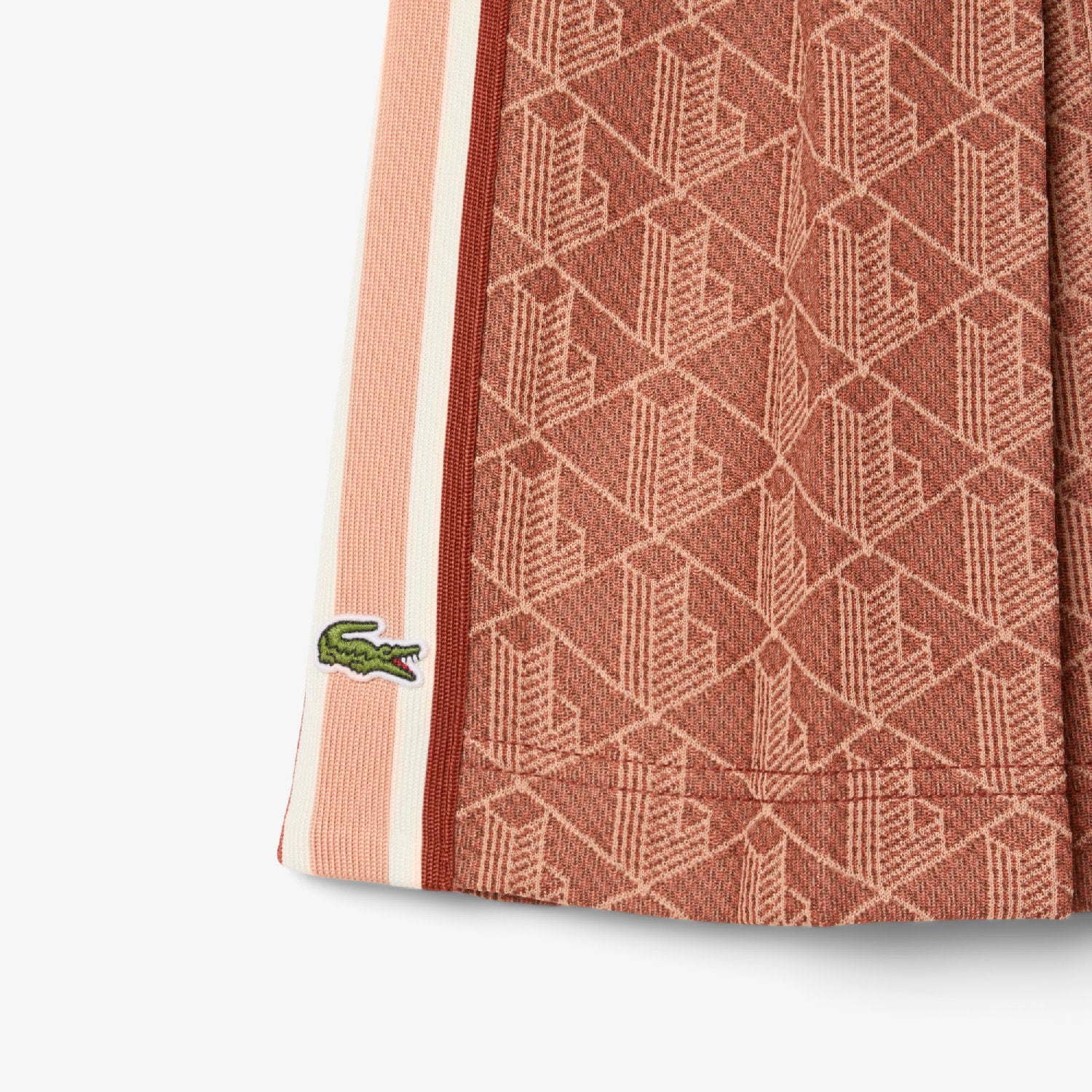 Jupe plissée en jacquard monogramme - Iberis & Latte