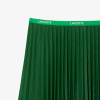 Jupe courte plissée - Vert