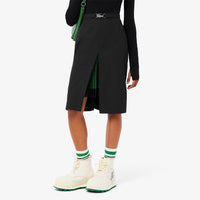Jupe tailleur en laine mélangée - Noir