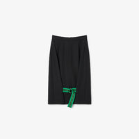 Jupe tailleur en laine mélangée - Noir