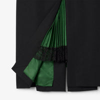 Jupe tailleur en laine mélangée - Noir