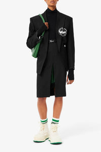 Jupe tailleur en laine mélangée - Noir