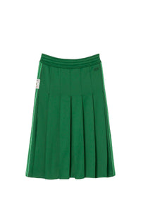 Jupe plissée en maille - Vert