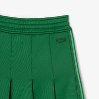 Jupe plissée en maille - Vert