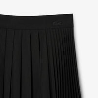 Jupe asymétrique en laine mélangée - Noir