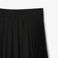 Jupe asymétrique en laine mélangée - Noir