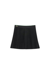 Jupe plissée à taille élastiquée - Noir