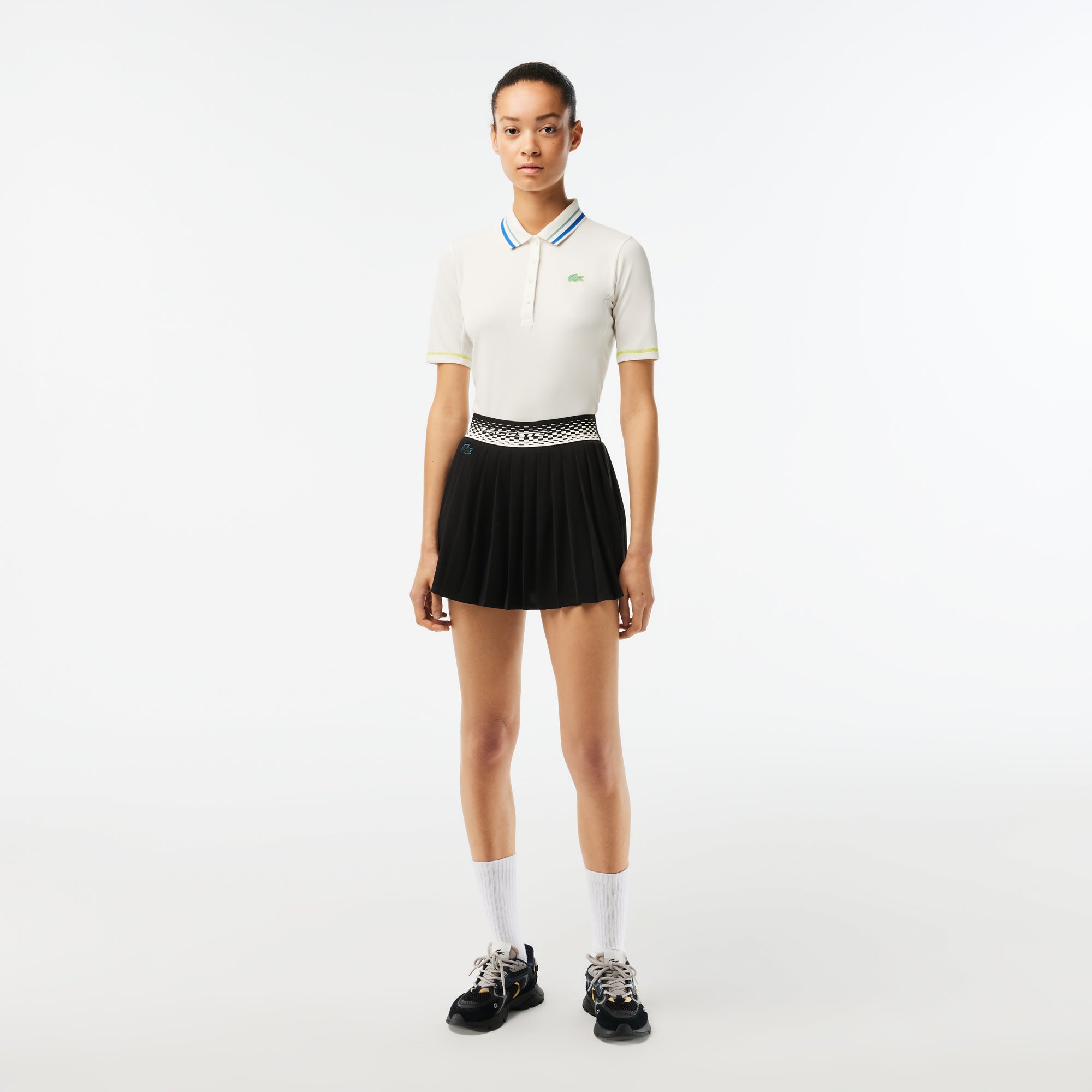 Skirt - Noir & Noir-Estragon