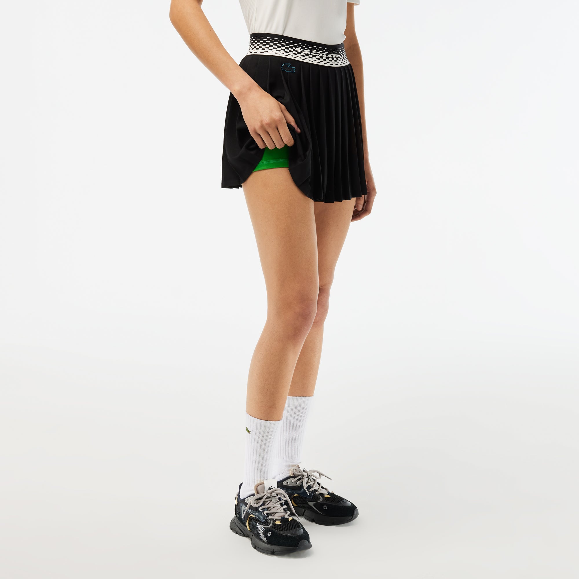 Skirt - Noir & Noir-Estragon