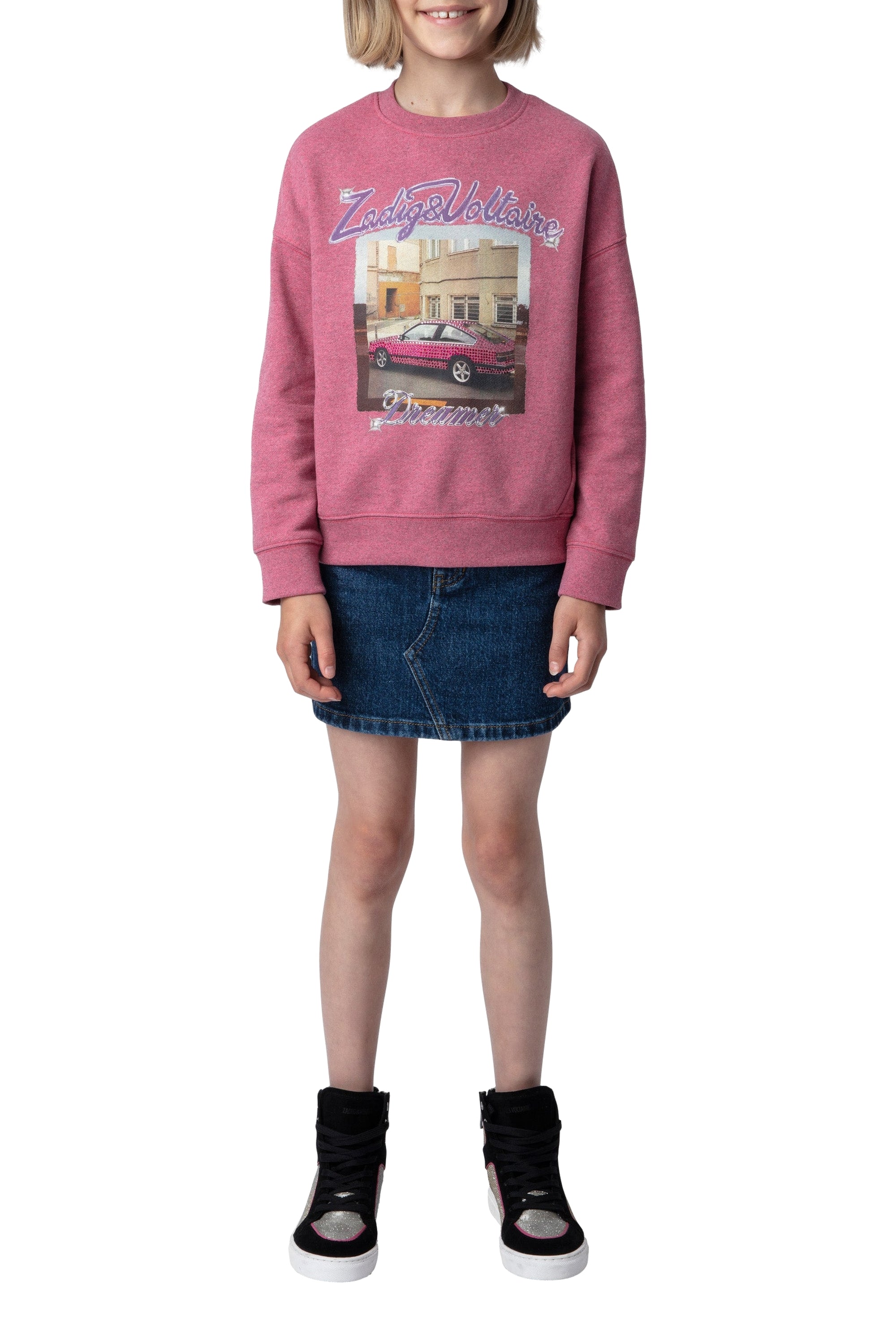 Sweat-shirt Liberty - Rose