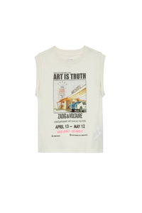 T-shirt Jo Photoprint - Lait