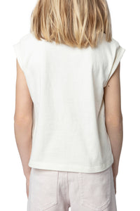 T-shirt Jo Photoprint - Lait